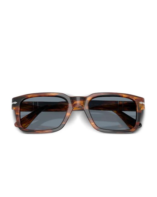 Persol Blue Striped Square Sunglasses for men