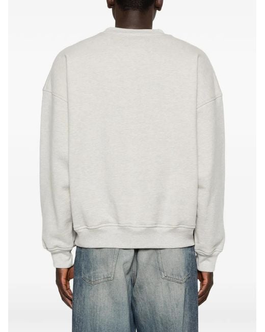 Rhude White Flag-Print Sweatshirt for men