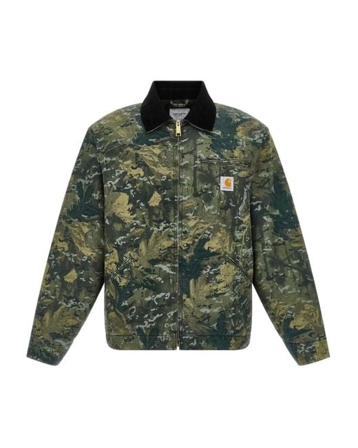 Carhartt Green 'Og Detroit (Winter) Jacket for men