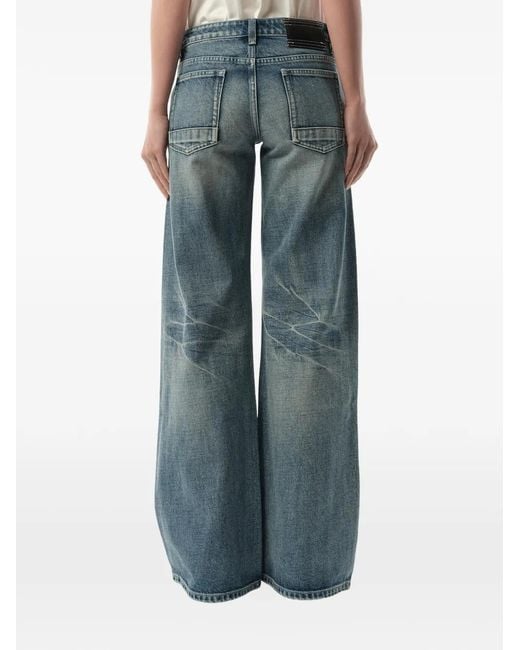 Fax Copy Express Blue 888 Oversized Jeans