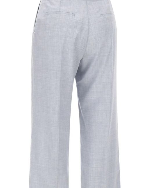 Eleventy Gray Pocket Pleated Trousers