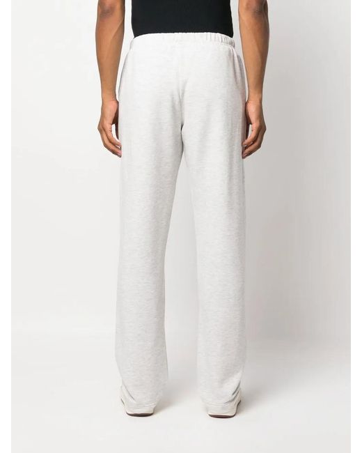 ERL White Straight-Leg Track Pants for men