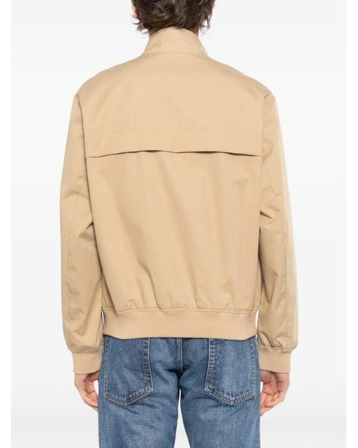 Lacoste Twill Harrington Jack in het Natural voor heren