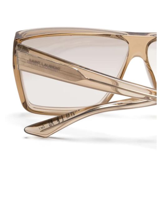 Saint Laurent Natural Square-Frame Sunglasses