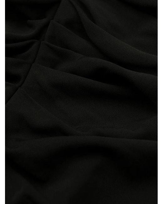 DSquared² Black Long-Sleeved Mini Dress