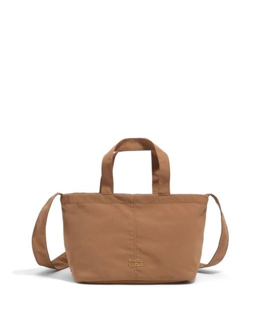Bimba Y Lola Brown Knot-Detail Cross-Body Bag