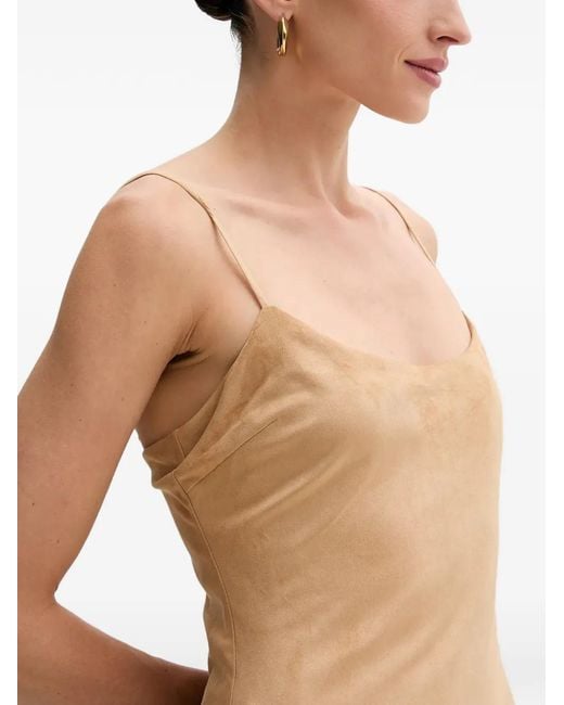 Bardot Natural Slip Midi Dress