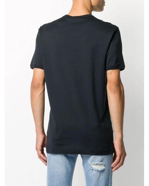 Dolce & Gabbana Black Cotton Jersey T-Shirt for men