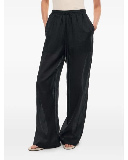12 STOREEZ Black Mykonos Trousers
