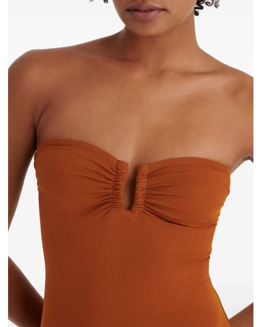 Eres Brown Cassiopée Mini Swimsuit