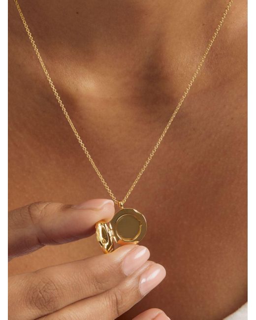 Astley Clarke Metallic Terra Strength Halskette aus recyceltem 18kt Gold-Vermeil
