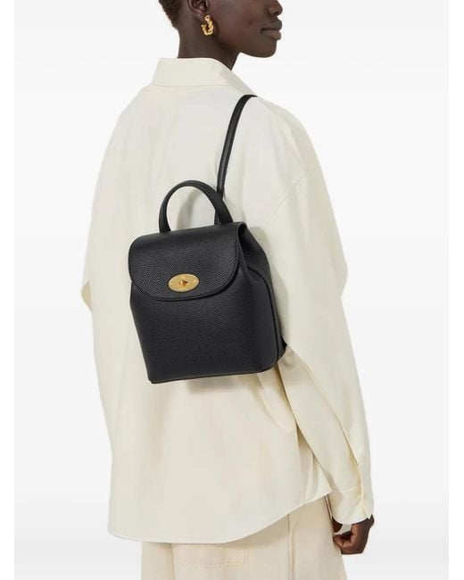 Mulberry Black Mini Bayswater Backpack