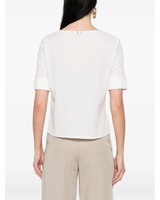 Herno White Cotton Elastane Polyester Shirt