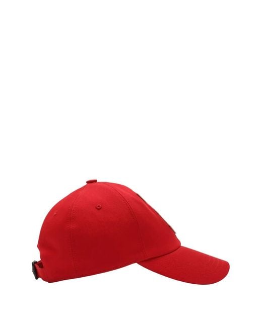 Burberry Red Casquette Thistle Shield for men