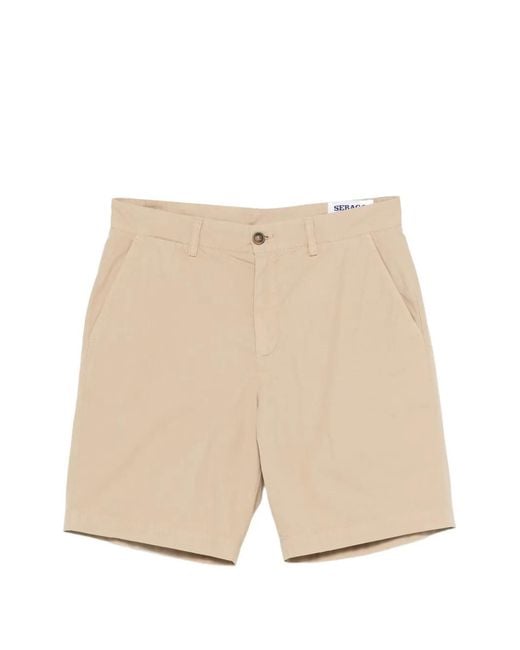 Sebago Natural Sasanoa Buttonned Shorts for men