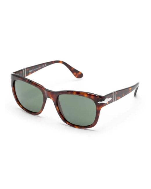 Persol Gray Po3313S Tortoiseshell-Effect Sunglasses
