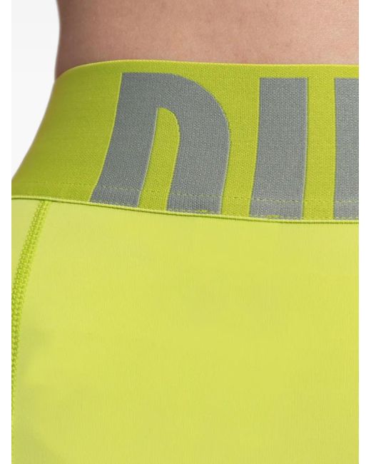 Leggins con logo en la cinturilla DIESEL de color Yellow