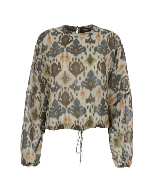 Bazar Deluxe Natural Long-Sleeve Blouse