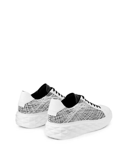 Jimmy Choo White Diamond Light Maxi M Sneakers for men