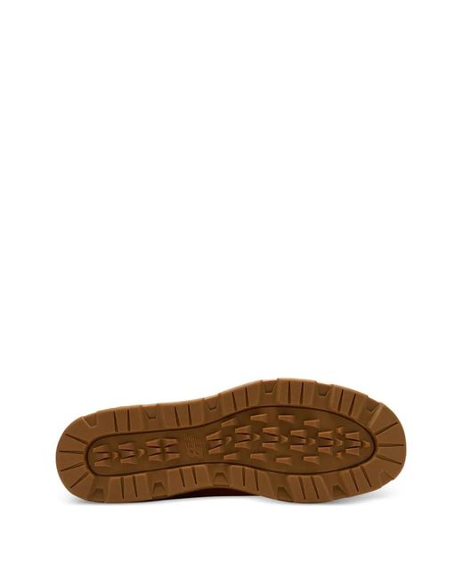 New Balance Brown Allerdale Suede Logo Sneakers