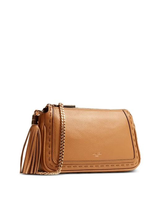 Lancel Brown Premier Flirt Tassel-Detail Cross Body Bag