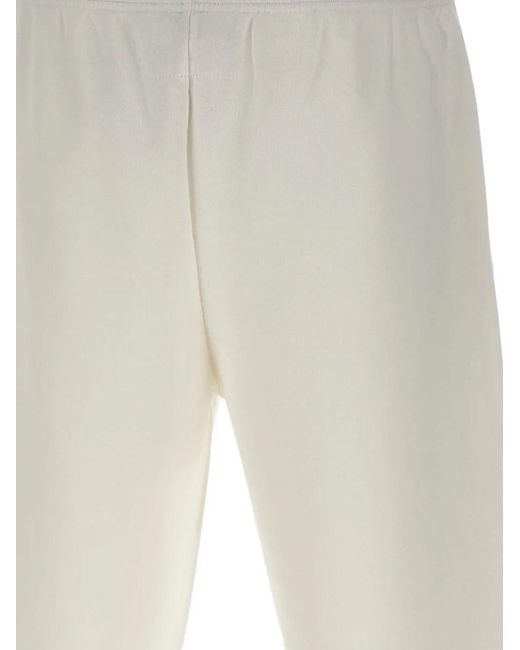 MM6 by Maison Margiela White Logo-Patch Track Shorts for men