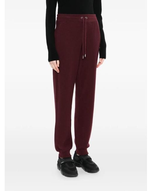 Versace Red Drawstring Trousers