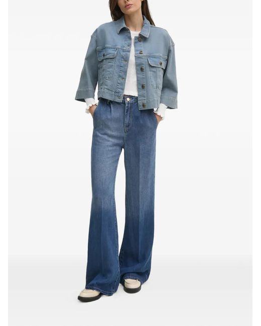 Mos Mosh Blue Flap-Pocket Jacket
