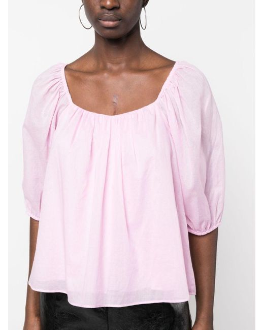 Blouse vierkante online hals