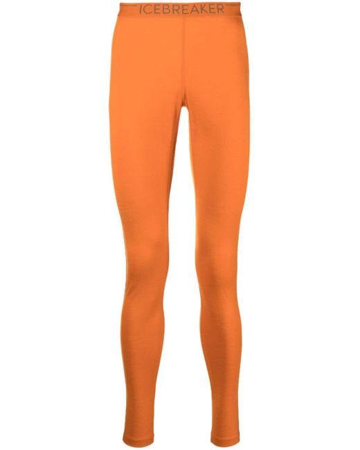 Icebreaker Orange 200 Sonebula Thermal leggings for men