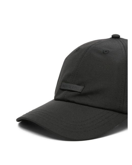 BERNER KUHL Black Logo-Patch Baseball Cap for men