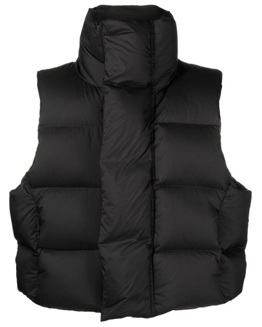 Entire studios Black Padded Quilted Down Gilet