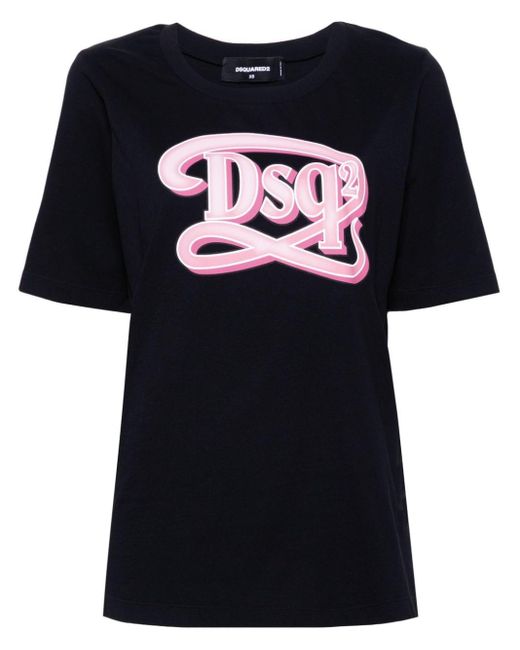 T-shirt con stampa di DSquared² in Black