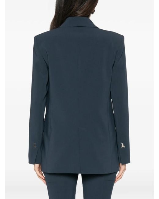 Patrizia Pepe Blue Two-Button Blazer