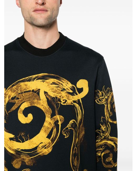 Versace T-shirt Met Print in het Gray voor heren