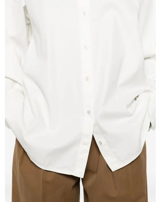 The Row White Luka Shirt