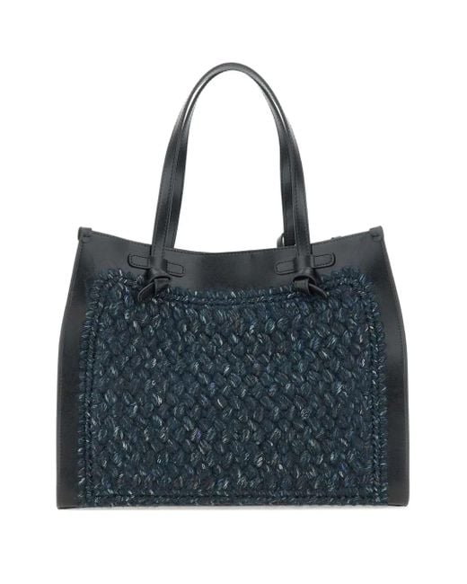 Borsa Tote Con Dettaglio A Nodo di MARCELLA CLUB in Blue