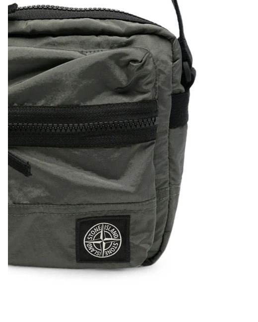 Stone Island Black Marsupio Tracolla for men