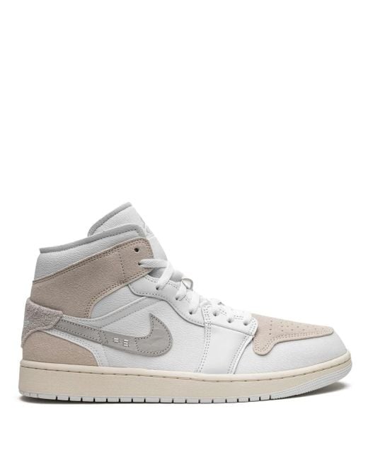 Nike White Air 1 Mid Se Craft "Tech" Sneakers for men