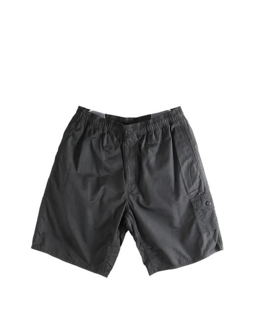 Nanamica Gray Elasticated-Waist Cargo Shorts