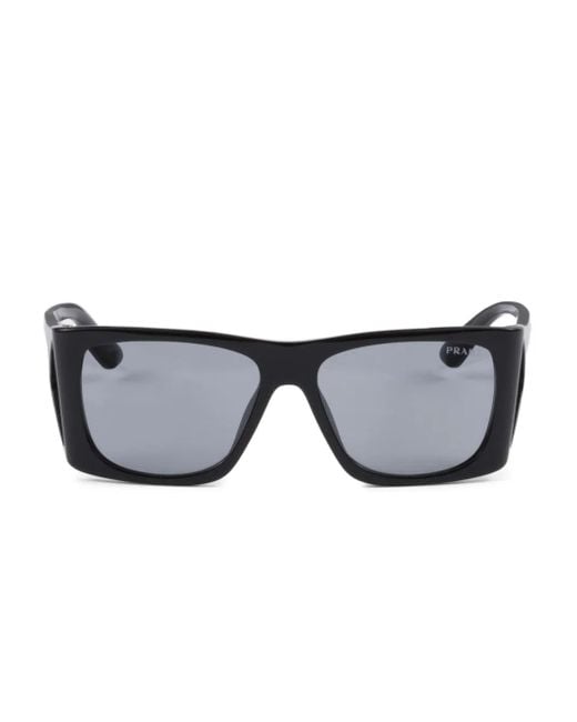 Gafas de sol con montura cuadrada Prada de color Gray