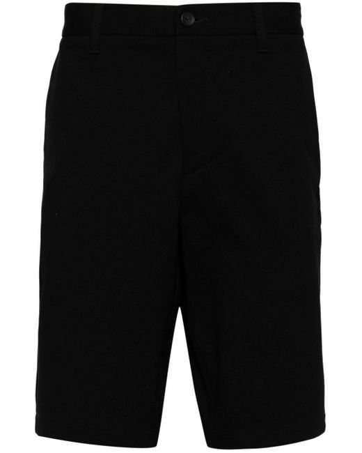 Straight-leg Bermuda shorts di Boss in Black da Uomo