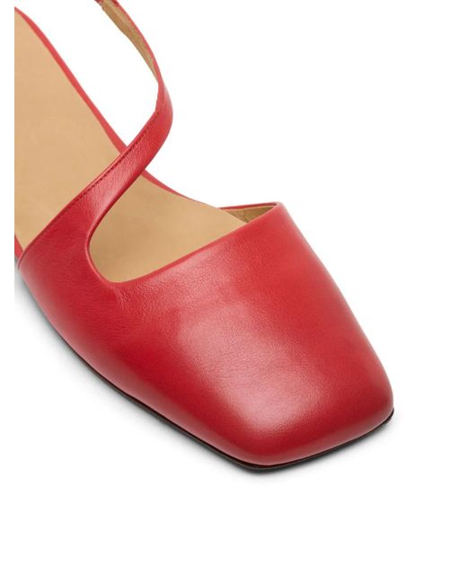 Bailarinas con tiras cruzadas Marsèll de color Red