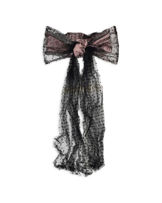 Red(v) Black Bow Hairband