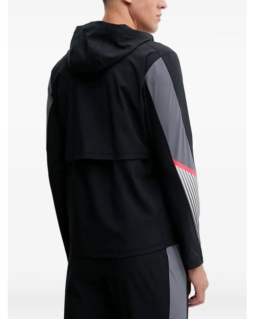 Under Armour Black Velociti Pro Storm Hooded Jacket for men