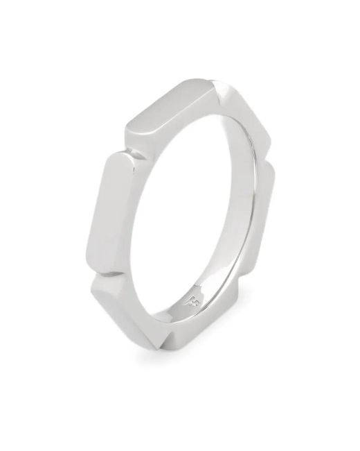 Tom Wood White Slim Umi Band Ring