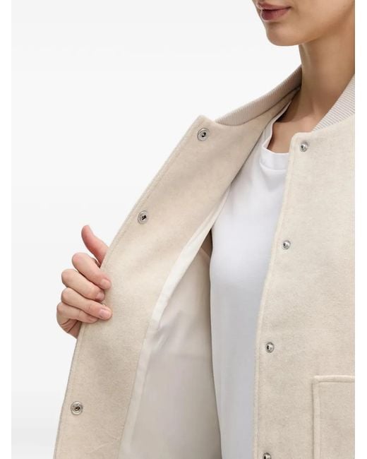 Ouí White Button Pocket Jacket