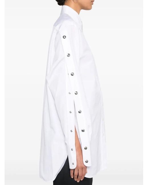 Camicia Snapped di Stella McCartney in White