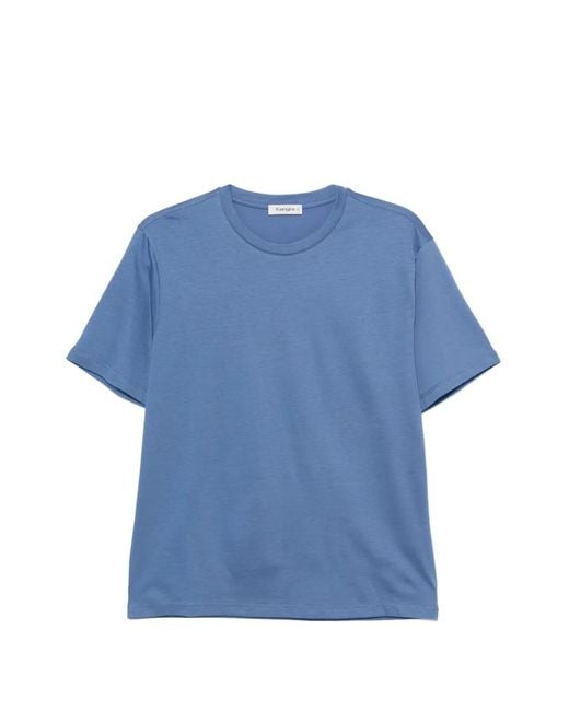 Kangra Blue Crew-Neck T-Shirt for men