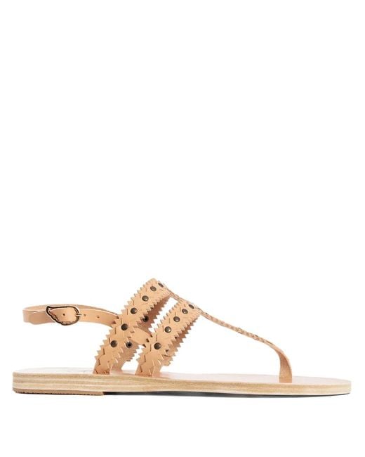 Ancient Greek Sandals Vesta スタッズ サンダル Natural
